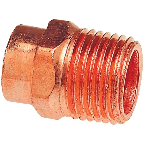 Nibco 3/4 In. x 1/2 In. Male Copper Adapter W01260D - main